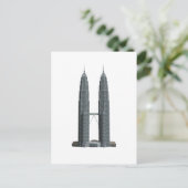 Carte Postale Les tours Petronas : (Debout devant)
