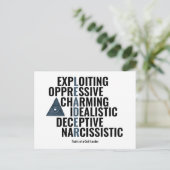 Carte Postale Les traits d'un leader de culte (Debout devant)