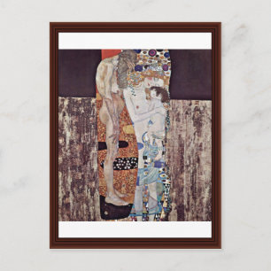 Carte Postale Les Trois Âges De La Femme Par Klimt Gustav