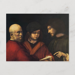 Carte Postale Les trois âges de l'homme par Giorgione