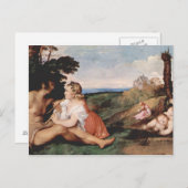 Carte Postale Les trois ans de l'homme (Devant / Derrière)