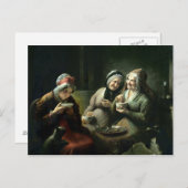 Carte Postale Les trois commérages (Devant / Derrière)