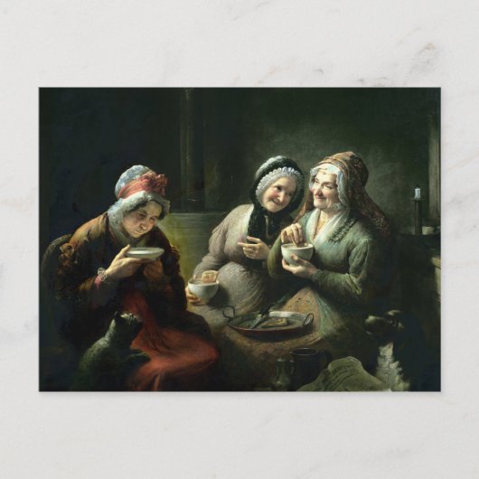 Carte Postale Les trois commérages (Devant)