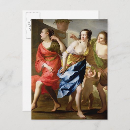 Carte Postale Les Trois Grâces (Devant / Derrière)