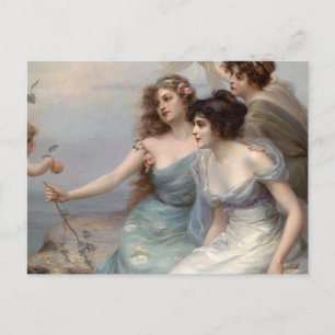 Carte Postale Les Trois Grâces D'Edouard Bisson