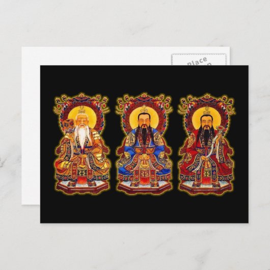 Carte Postale Les Trois Pures (Devant / Derrière)