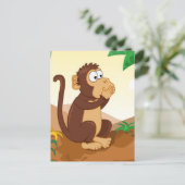 Carte Postale Les trois singes sages (Debout devant)