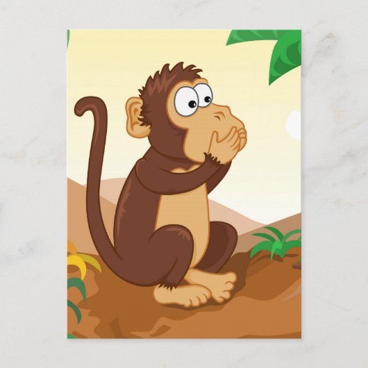 Carte Postale Les trois singes sages (Devant)