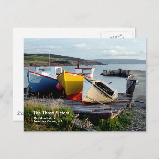 Carte Postale Les Trois Soeurs (Devant / Derrière)