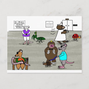 Carte Postale Les trois souris aveugles