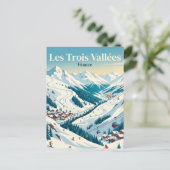 Carte Postale Les Trois Vallées France (Debout devant)