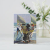 Carte Postale Les trois voiles - Joaquin Sorolla (Debout devant)