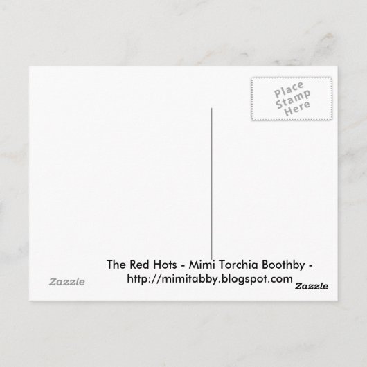 Carte Postale Les Trous Rouges (Dos)