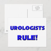 Carte Postale Les urologues règnent ! (Devant / Derrière)