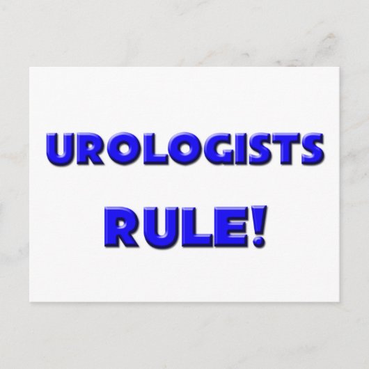 Carte Postale Les urologues règnent ! (Devant)