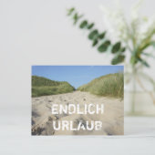 CARTE POSTALE LES VACANCES DE LA PLAGE (Debout devant)