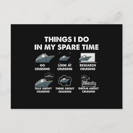 Carte Postale Les Vacances Que Je Fais Dans Mon Temps Libre De C (Devant)