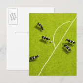 Carte Postale Les vaches jouant au football (Devant / Derrière)