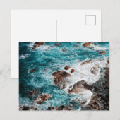 Carte Postale Les vagues (Devant / Derrière)