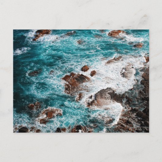 Carte Postale Les vagues (Devant)