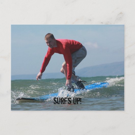 Carte Postale Les vagues sont là (Devant)