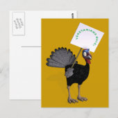 Carte Postale Les végétariens dominent ! (Devant / Derrière)