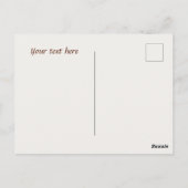 Carte Postale Les vendeurs de café gnome adoré ajouter du Merci  (Dos)