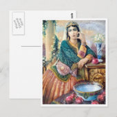 Carte Postale Les vêtements traditionnels iraniens (Devant / Derrière)