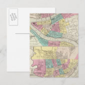 Carte Postale Les Villes De Pittsburgh Allegheny Cincinnati (Devant / Derrière)