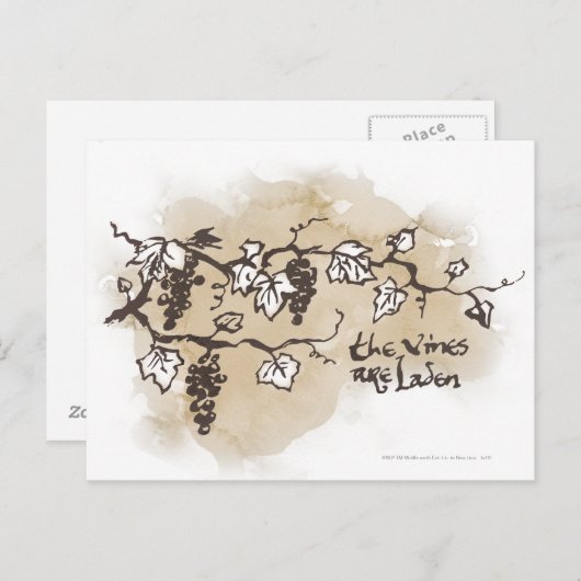 Carte Postale Les Vins Sont Chargés (Devant / Derrière)