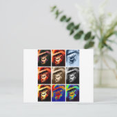 Carte Postale Les visages de Gorilla (Debout devant)