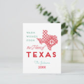Carte Postale Les Voeux Chauds du Coeur du Texas (Debout devant)