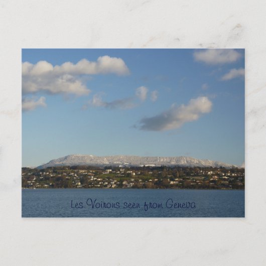 Carte Postale Les Voirons (Devant)