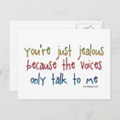 Carte Postale Les voix (Devant / Derrière)