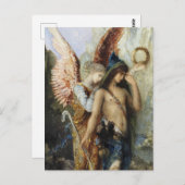 Carte Postale "Les voix" Angel Art de Gustave Moreau (Devant / Derrière)
