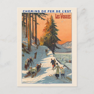 Carte Postale Les Vosges France Poster vintage 1912