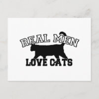 Les vrais hommes aiment les chats
