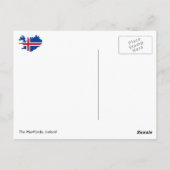 Carte Postale Les Westfjords, Islande (Dos)