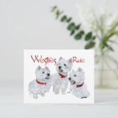 Carte Postale Les Westies règnent ! (Debout devant)