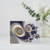 Carte Postale Les yeux dans le ciel - Fractal (Debout devant)