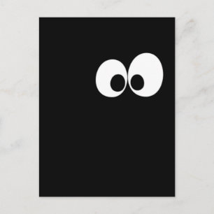 Carte Postale Les yeux dans l'obscurité