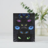 Carte Postale Les yeux de chat (Debout devant)