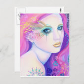 Carte Postale Les yeux de la mer (Devant / Derrière)