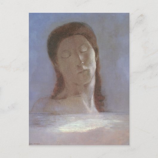 Carte Postale Les yeux fermés, 1890 (Devant)