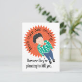 Carte Postale Les Yeux Irlandais sourient... (Debout devant)