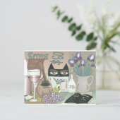 Carte Postale Les Yeux Regardent (Debout devant)