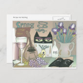 Carte Postale Les Yeux Regardent (Devant / Derrière)