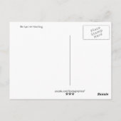 Carte Postale Les Yeux Regardent (Dos)