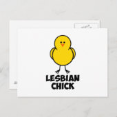Carte Postale Lesbian Chick (Devant / Derrière)