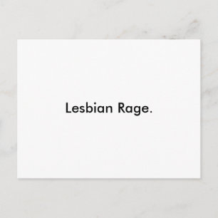 Carte Postale Lesbian Rage.
